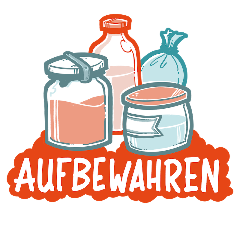 4 Aufbewahren Mit Text